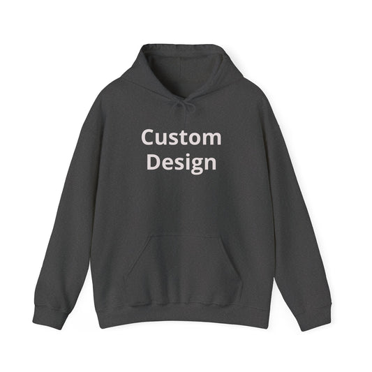 Custom Design Hoodie | Blank White Pullover, Printable Graphic Hoodie