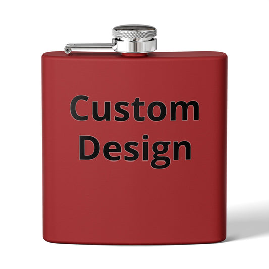 Custom Design Flask | Personalized Stainless Steel 6oz