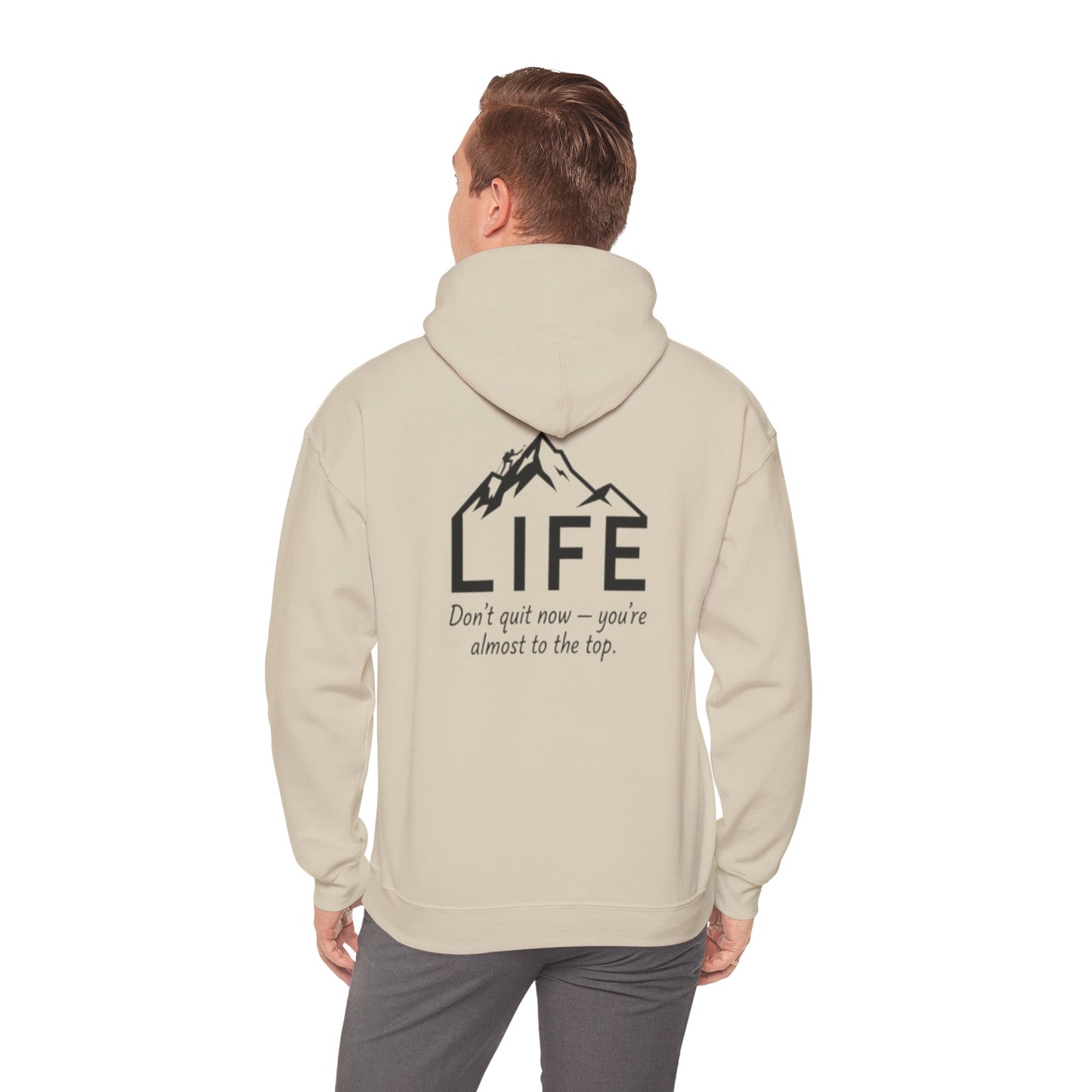 Don't Quit Now Hooded Sweatshirt