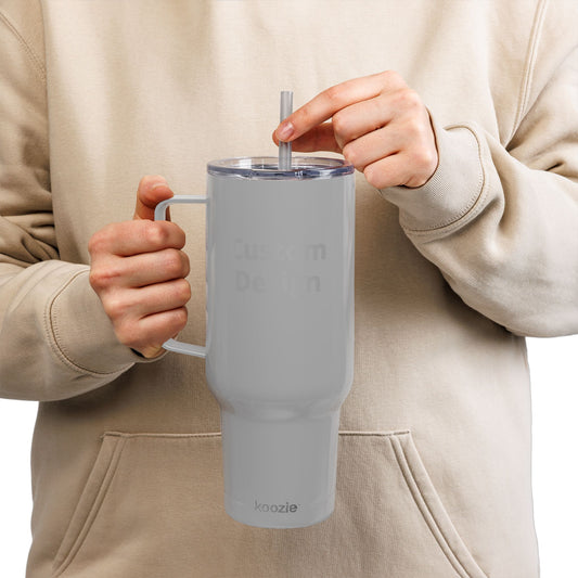 Custom Laser Engraved Name Tumbler 40oz | Insulated Travel Mug