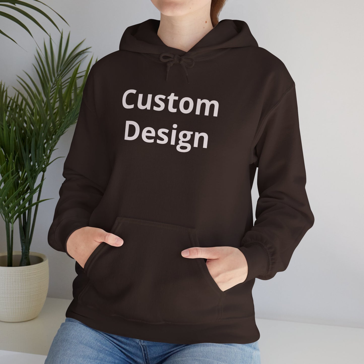 Custom Design Hoodie | Blank White Pullover, Printable Graphic Hoodie