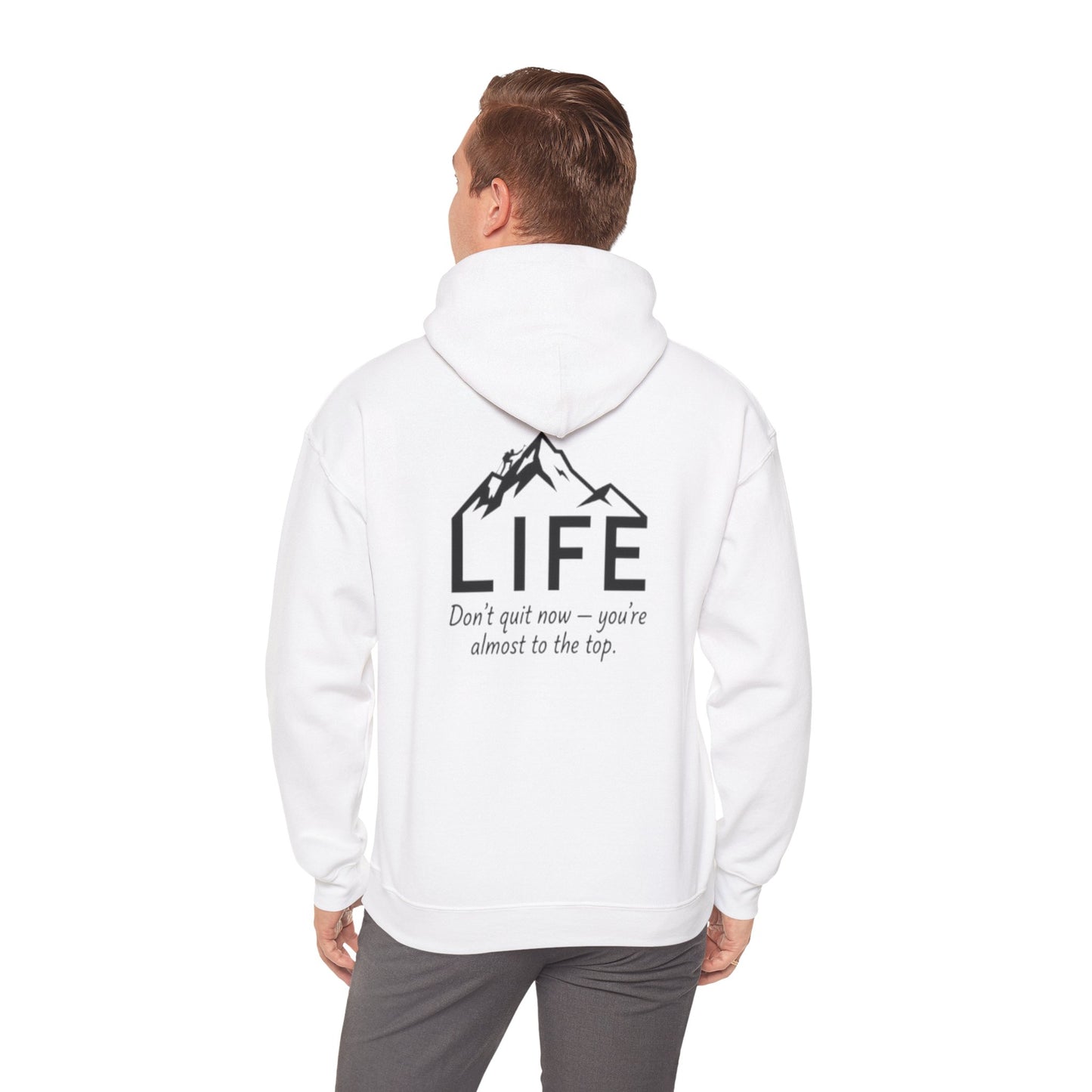 Don't Quit Now Hooded Sweatshirt