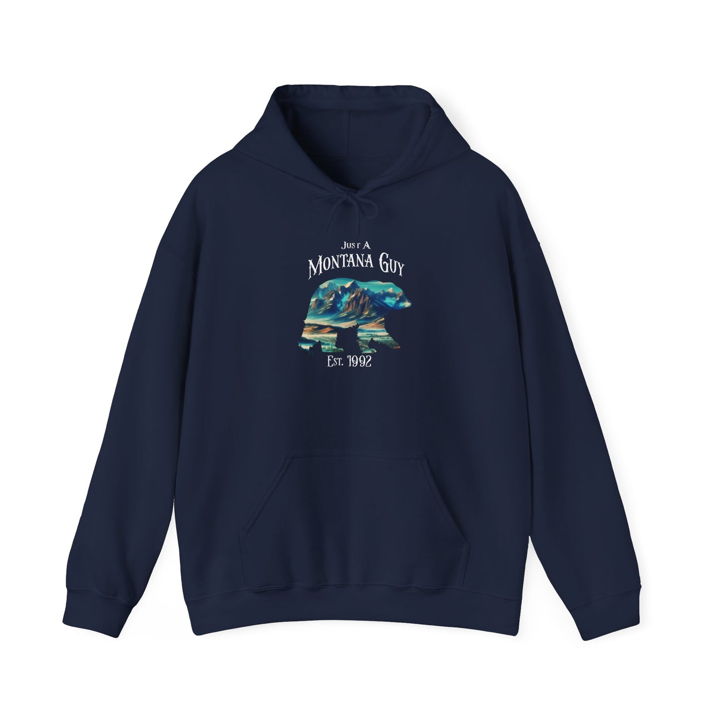 Just a Summit Crest Montana Guy Hooded Sweatshirt