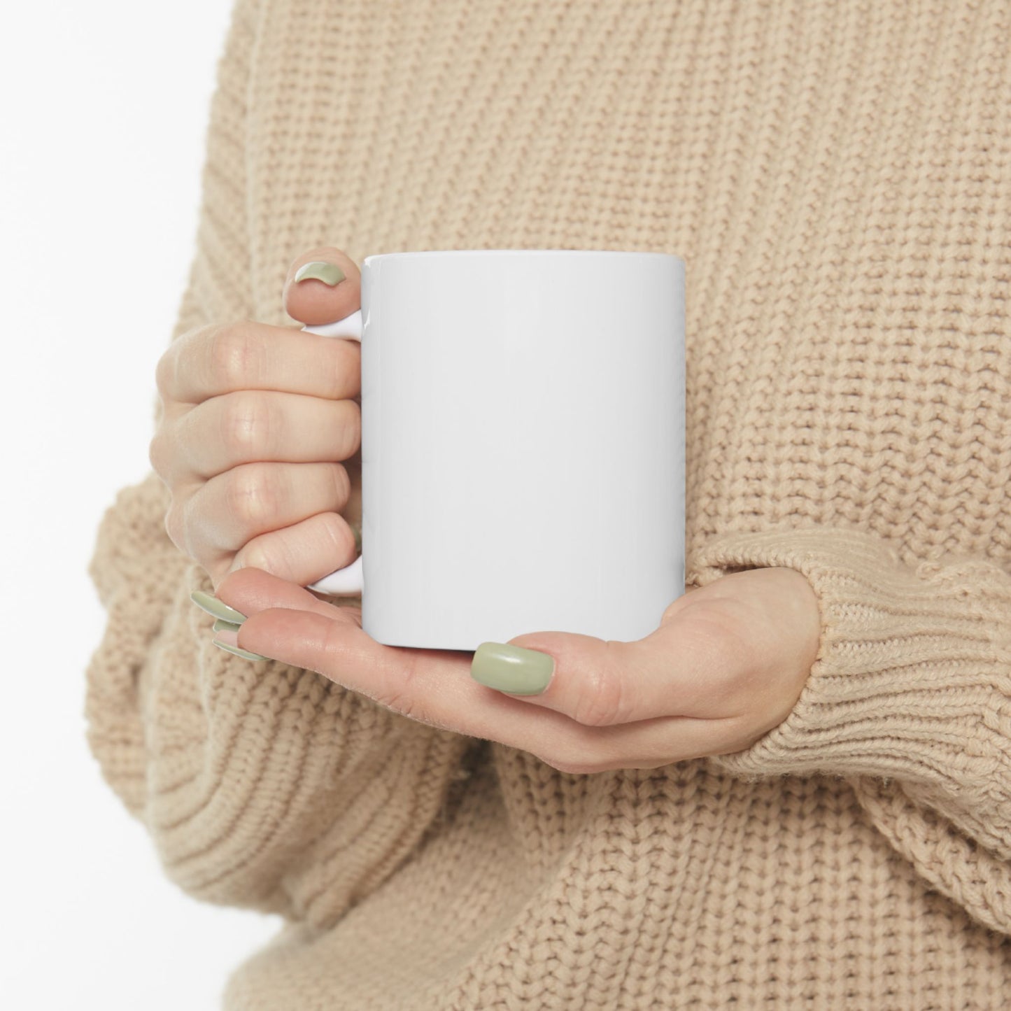 Custom Text Ceramic Mug | Personalized Coffee Mug, 11oz 15oz