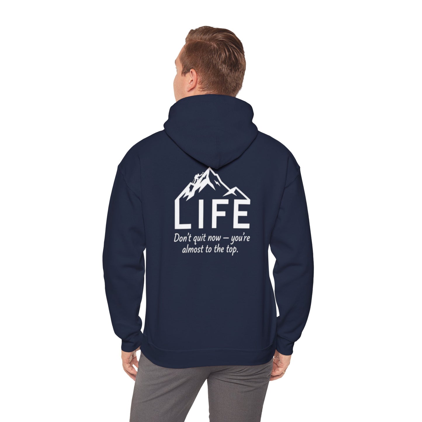 Don't Quit Now Hooded Sweatshirt