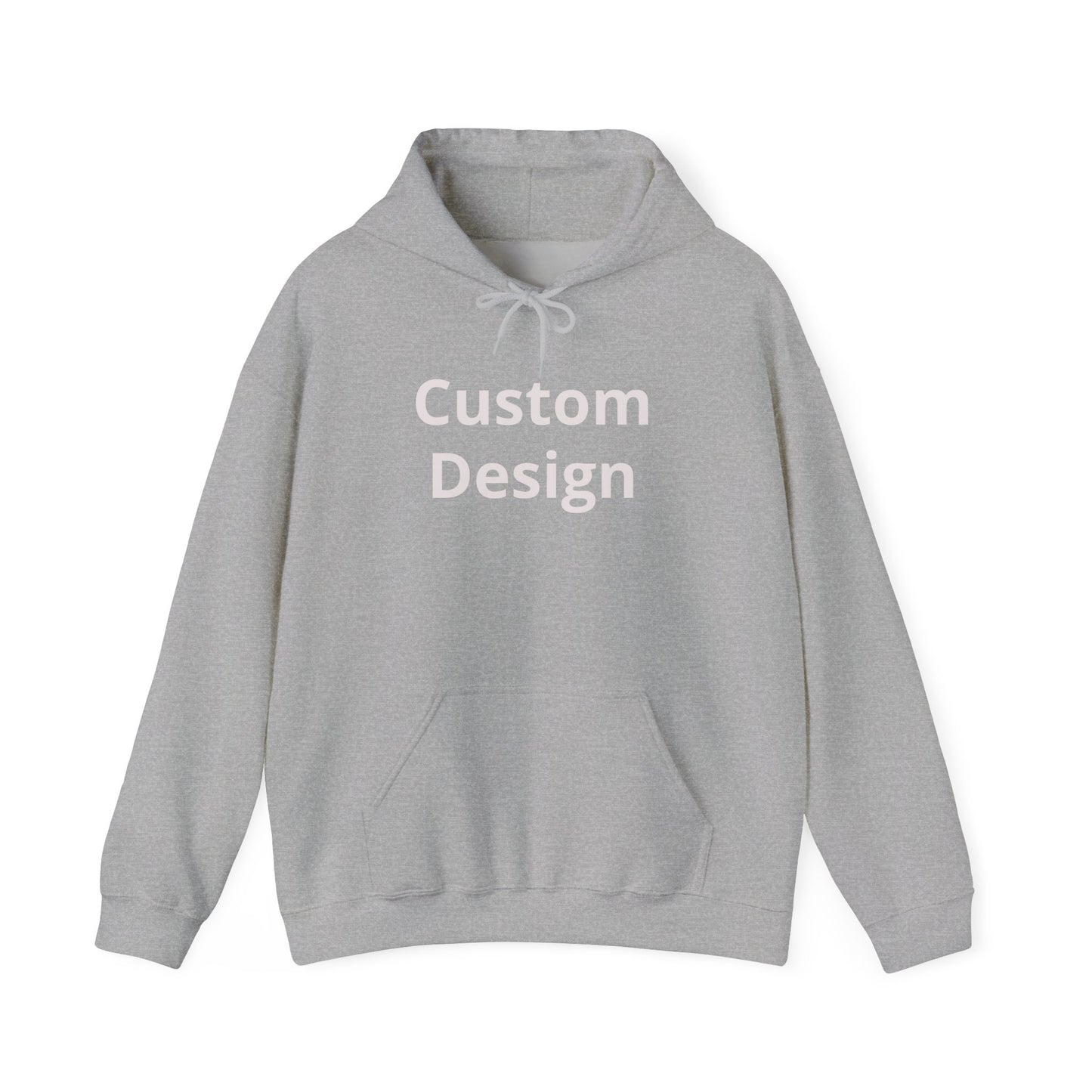 Custom Design Hoodie | Blank White Pullover, Printable Graphic Hoodie