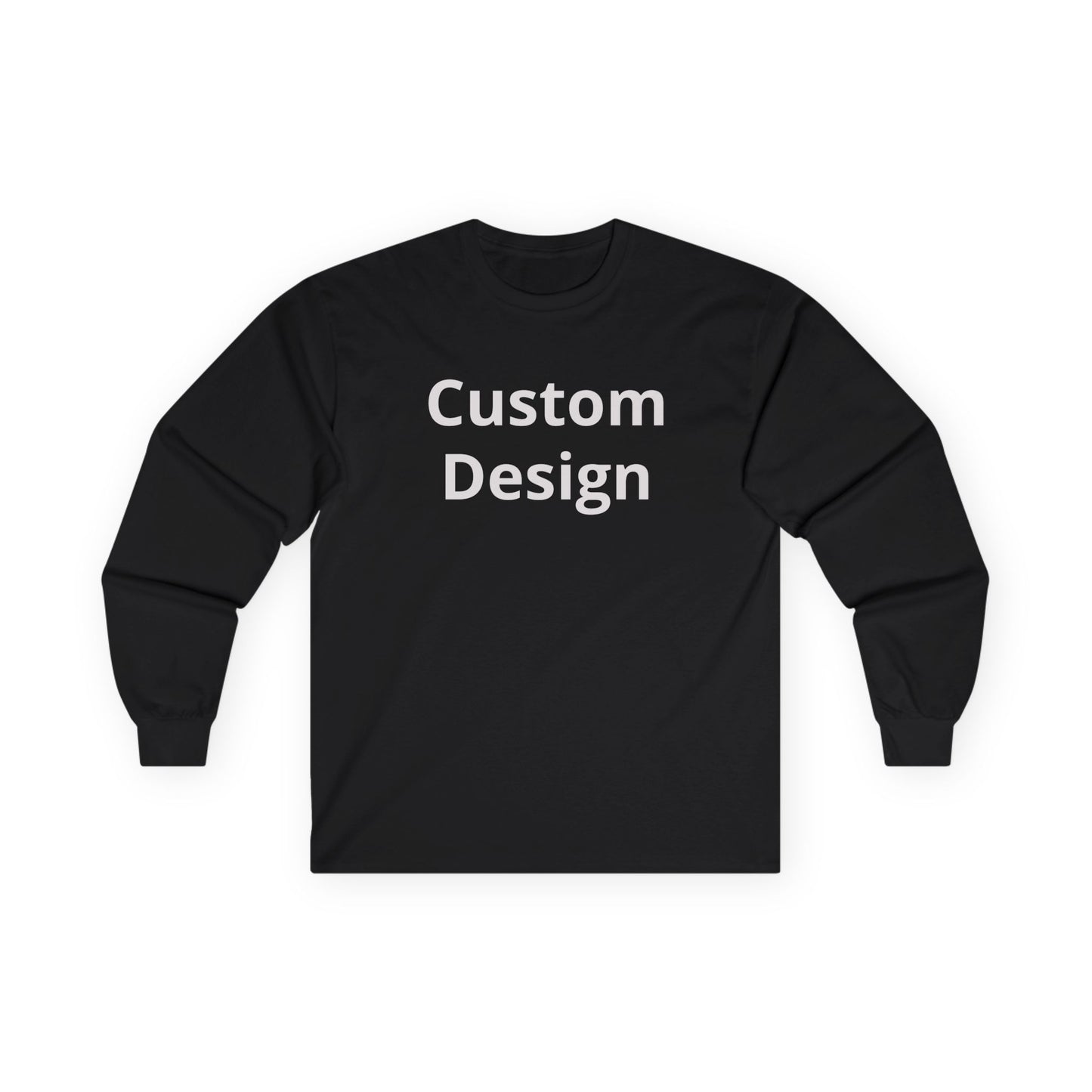 Custom Design Long Sleeve Tee | Plain White Longsleeve Shirt