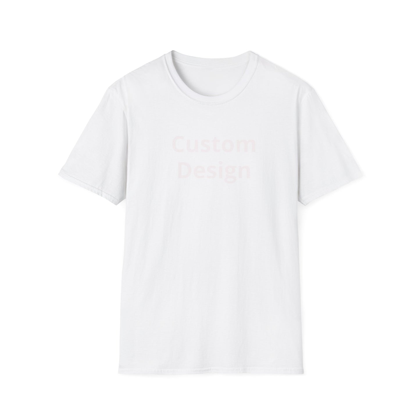 Custom Design T-Shirt | Personalized Text Center Front