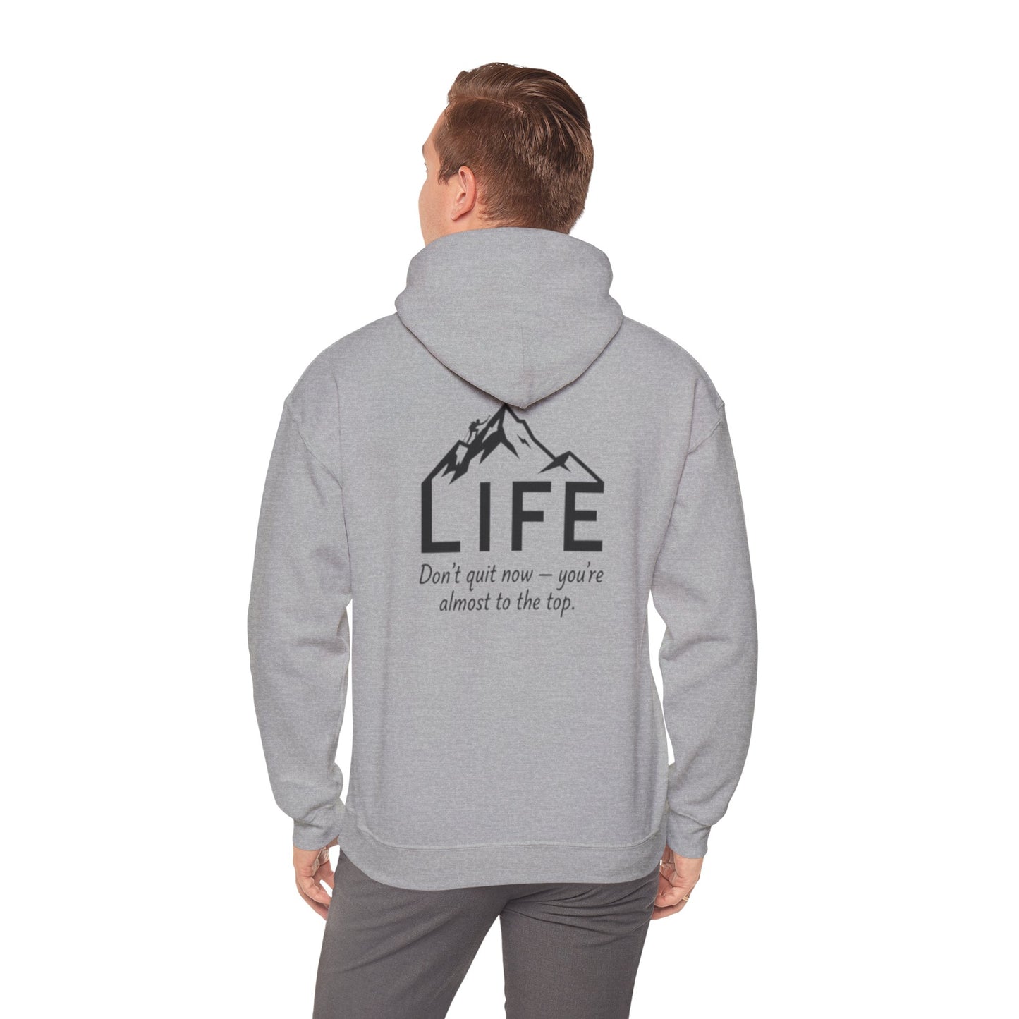 Don't Quit Now Hooded Sweatshirt