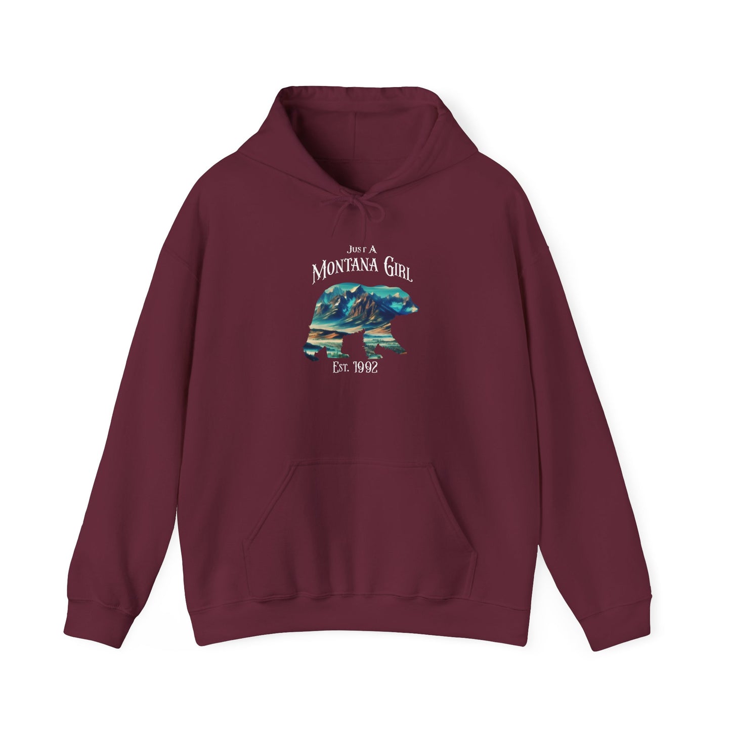 Just a Summit Crest Montana Girl Hooded Sweatshirt