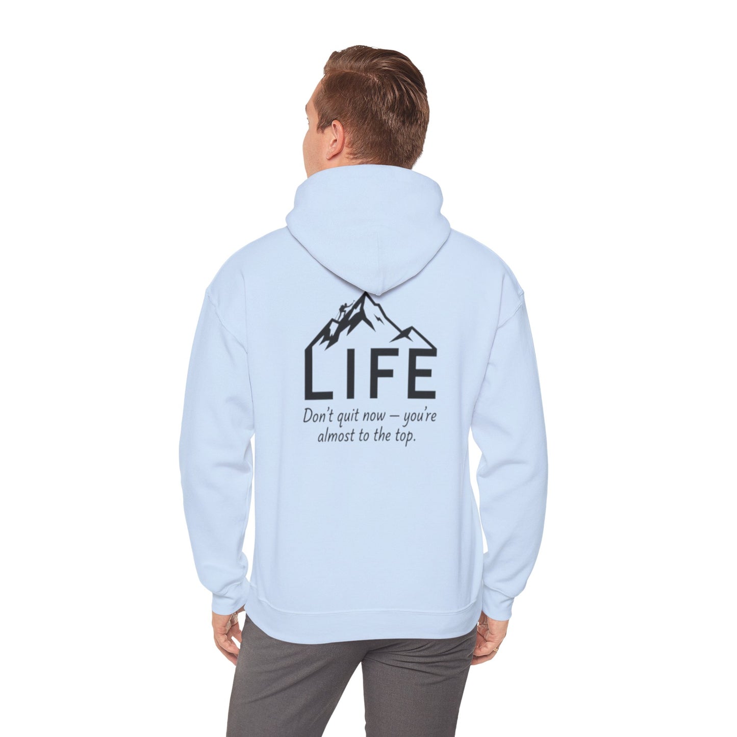 Don't Quit Now Hooded Sweatshirt