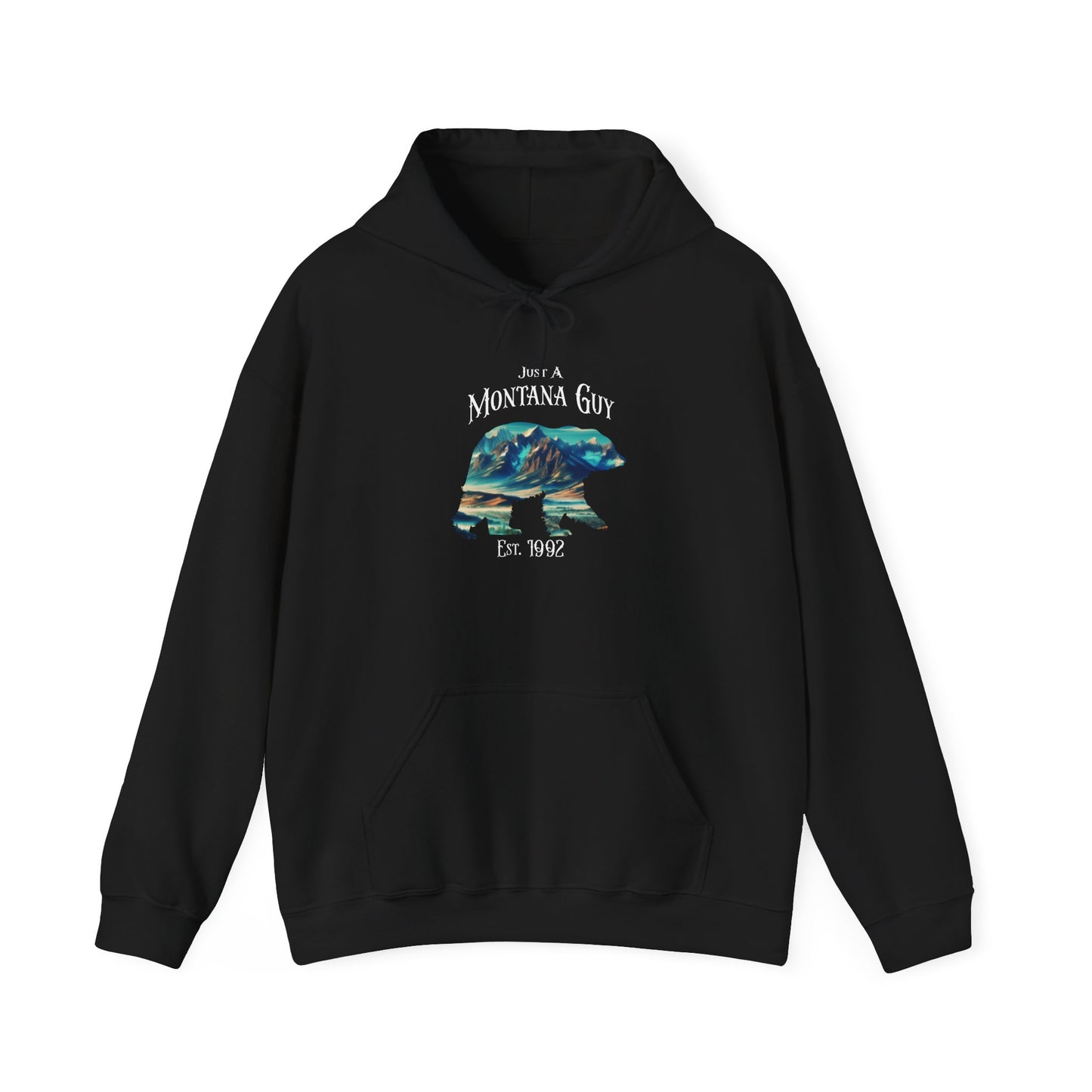Just a Summit Crest Montana Guy Hooded Sweatshirt