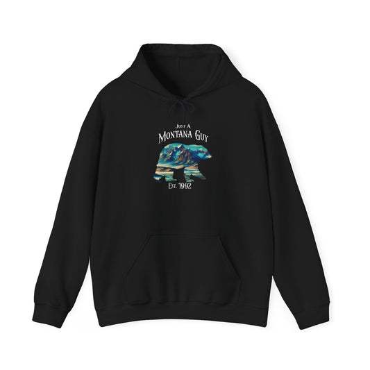 Just a Summit Crest Montana Guy Hooded Sweatshirt
