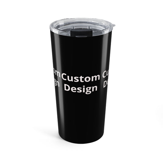 Custom Text Wrap Tumbler 20oz | Personalized Name, Photo, Logo Design