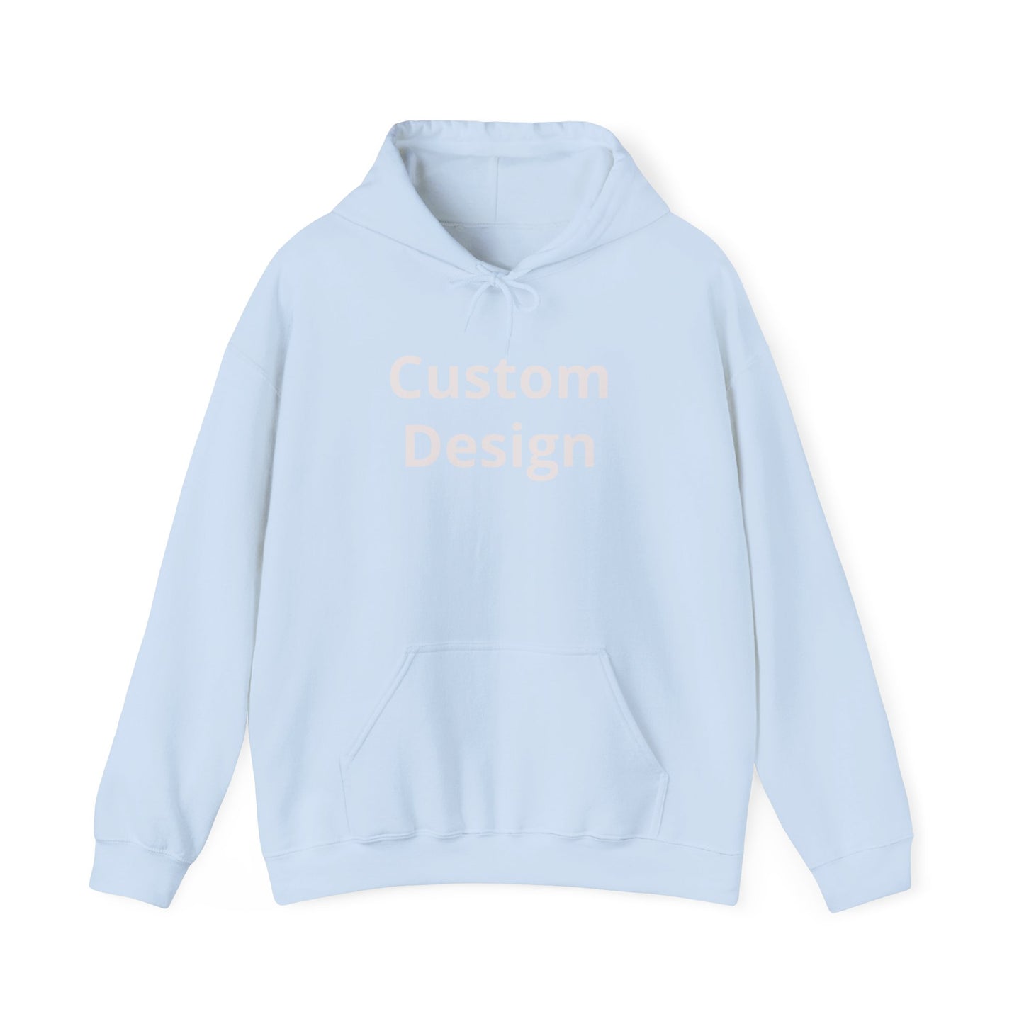 Custom Design Hoodie | Blank White Pullover, Printable Graphic Hoodie
