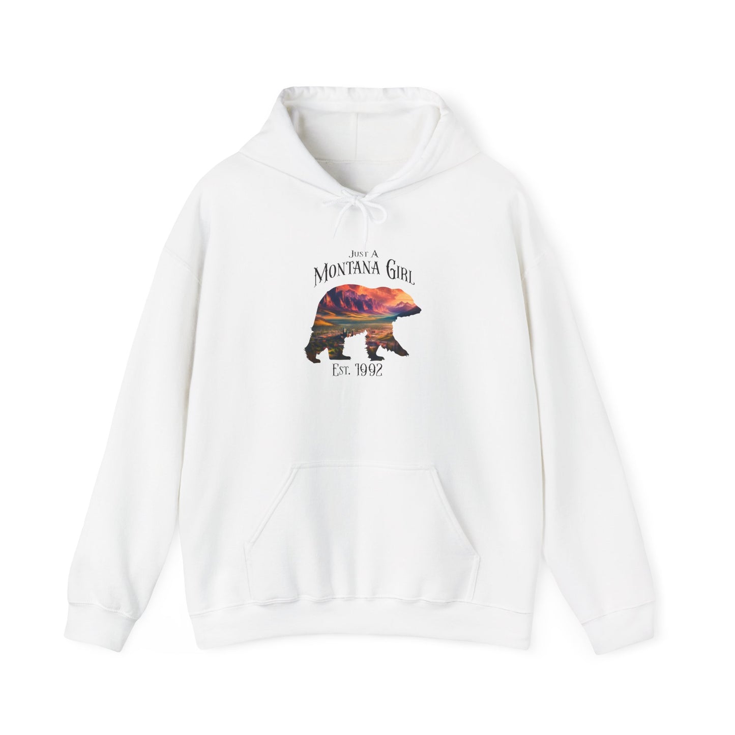 Just a Sapphire Valley Bear Montana Girl Hooded Sweatshirt