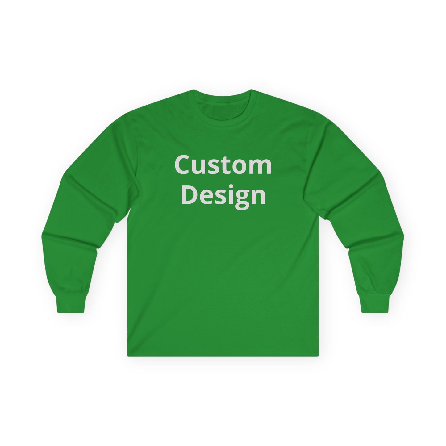 Custom Design Long Sleeve Tee | Plain White Longsleeve Shirt