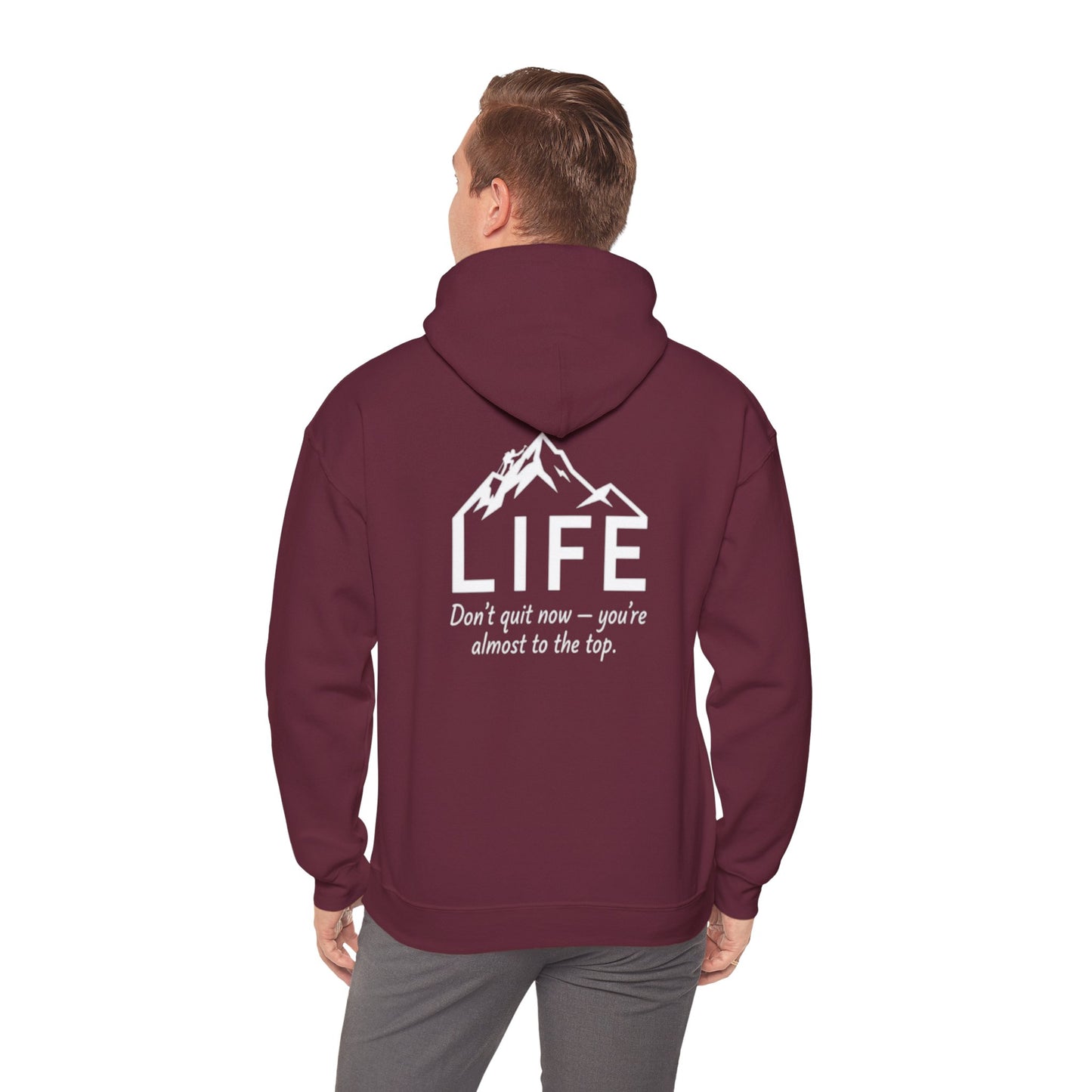 Don't Quit Now Hooded Sweatshirt
